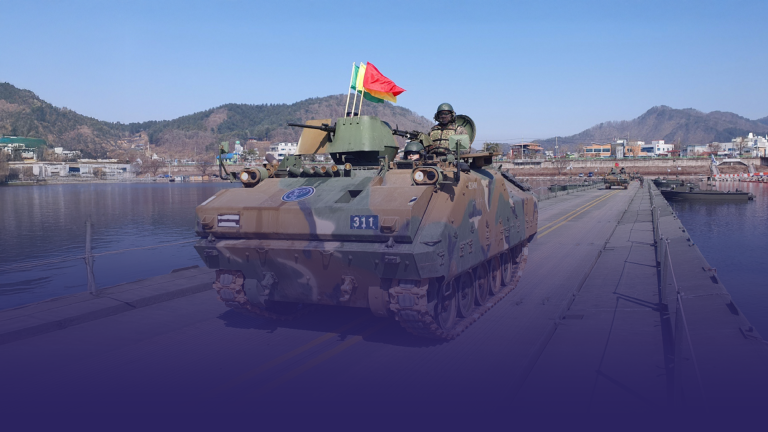 U.S. and South Korean Troops Conduct River-Crossing Drill Near DMZ