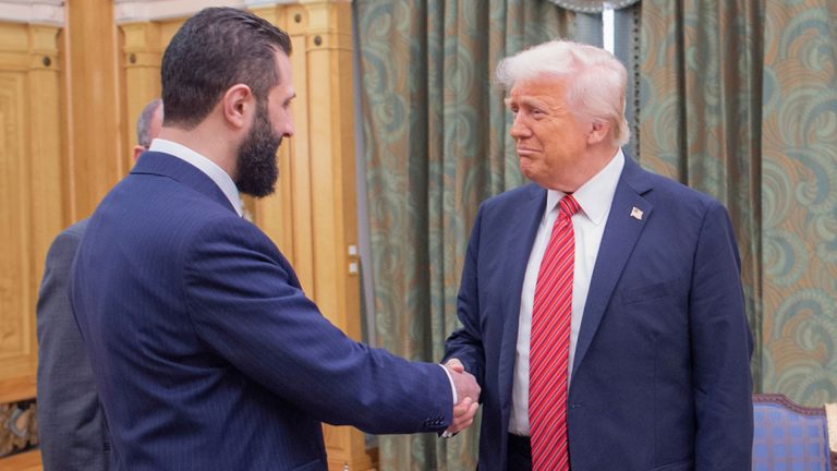 Following historic sanctions relief, Trump pushes Syria’s leader to normalize with Israel