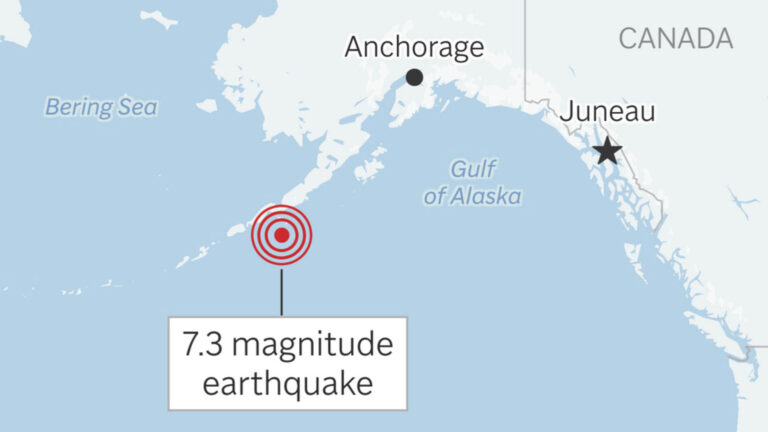 7.3 Earthquake Jolts Alaska, Triggers Brief Tsunami Warning