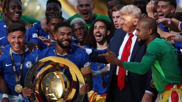 From Politics to the Pitch: Trump Joins Chelsea’s Celebration