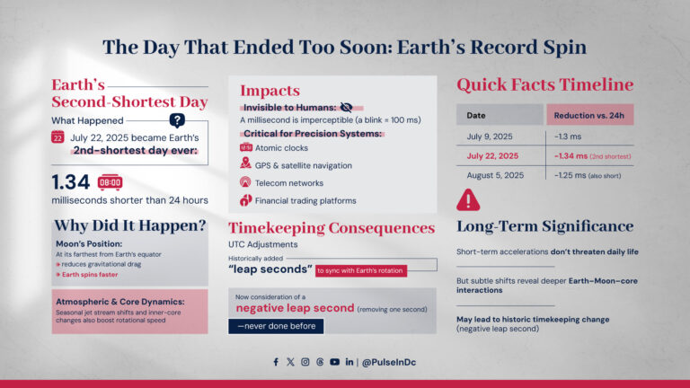 The Day That Ended Too Soon: Earth’s Record Spin