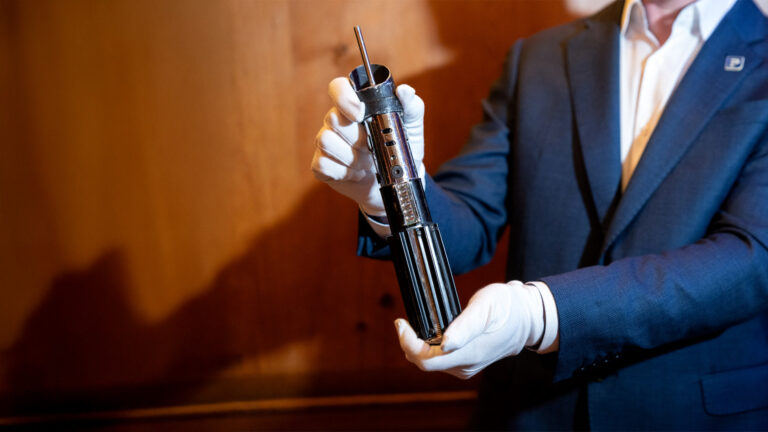 Found After 40 Years: Darth Vader’s Lightsaber Heads to Auction