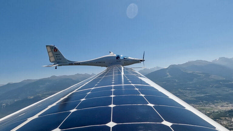 Swiss Pilot Nears Solar Plane Altitude Record