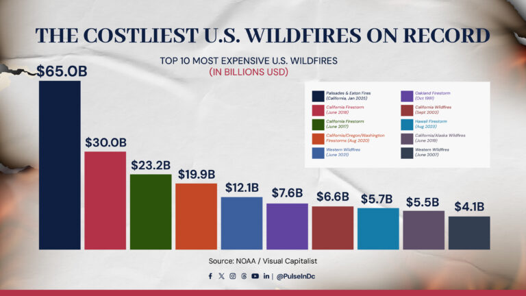 The Costliest U.S. Wildfires on Record