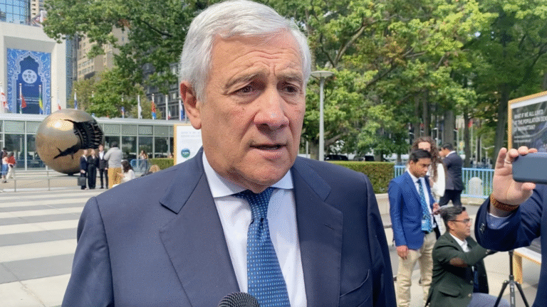 TAJANI URGES GAZA CEASEFIRE, HAMAS MUST GO FOR PALESTINE RECOGNITION