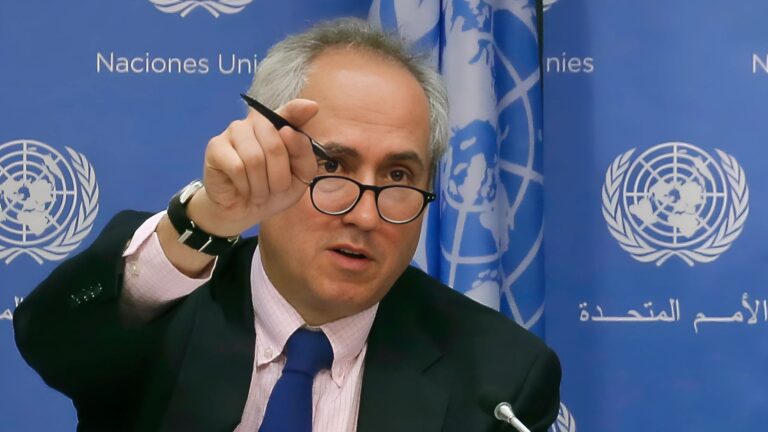 UN SPOKESPERSON: TWO-STATE SOLUTION SEEMS VERY FAR AWAY