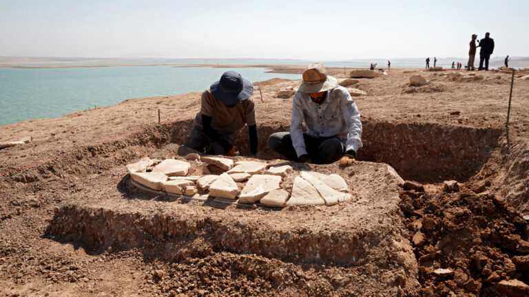 Drought Exposes Centuries-Old Tombs Near Kurdistan’s Mosul Dam