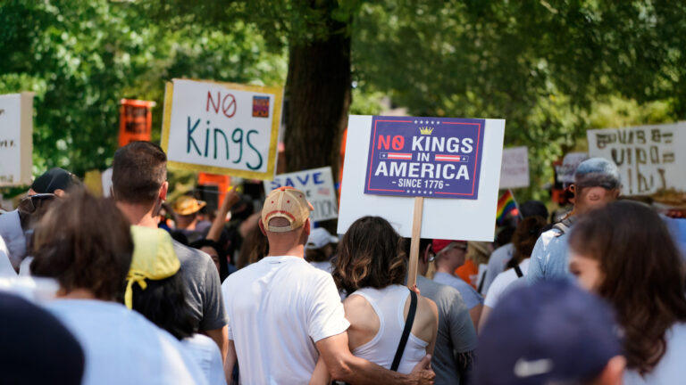“No Kings” or “Hate America”? Nationwide Protests Set to Test Divided U.S.