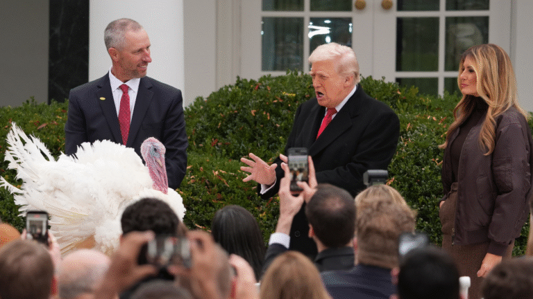President Trump Carries On Thanksgiving Turkey Pardon Tradition