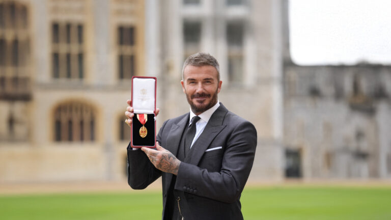 David Beckham Knighted by King Charles in Historic Windsor Ceremony
