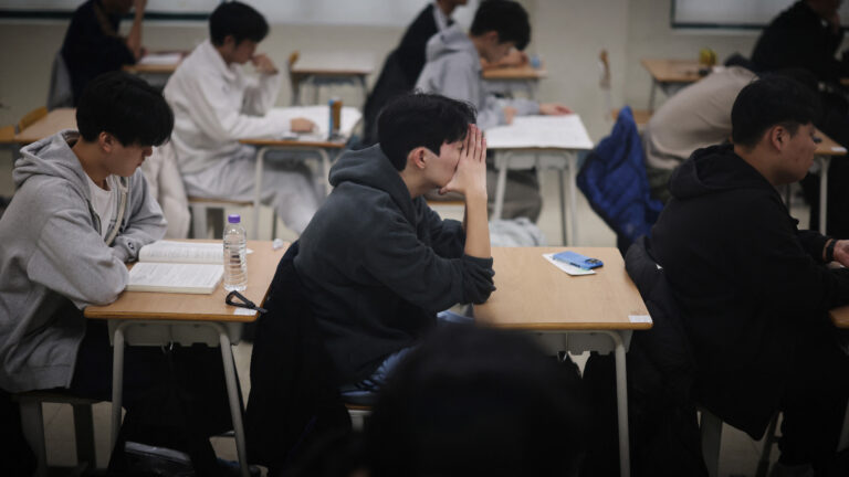 How One College Test Freezes South Korea Every Year