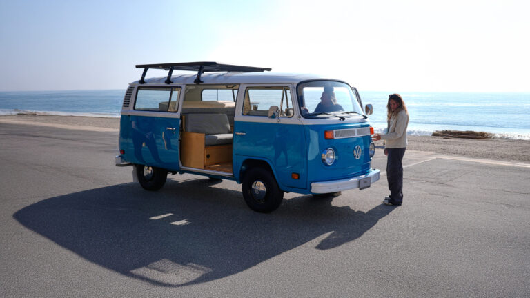 Iconic Volkswagen Bus That Survived LA Wildfire Returns Fully Restored