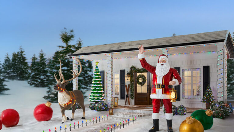 A Surprise Holiday Shortage: Giant Santas and Reindeer Missing from Stores
