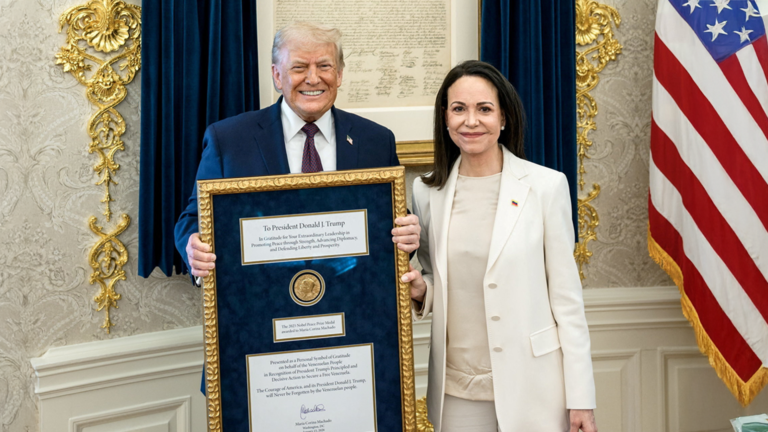 Machado Gifts Trump Her Nobel Prize: Can You Even Do That?