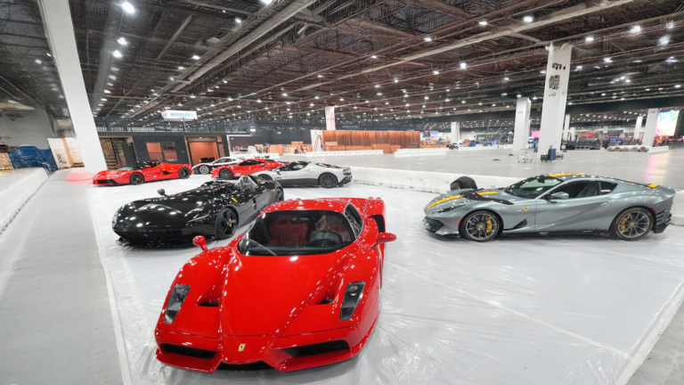 Ultra-Rare Supercars Rev Up Charity in Detroit
