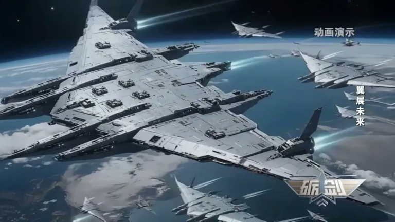 China Unveils Space-Based Warship Concept