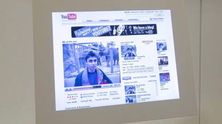 First YouTube Video Preserved at Victoria and Albert Museum