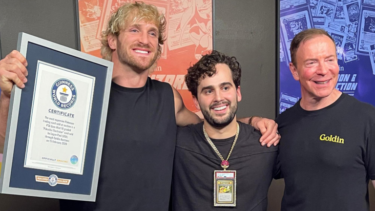 Logan Paul’s Rare Pokemon Card Sells for Record $16 million