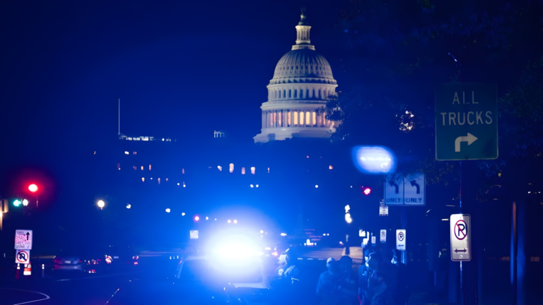 Trump Arrives at the U.S. Capitol for State of the Union Address