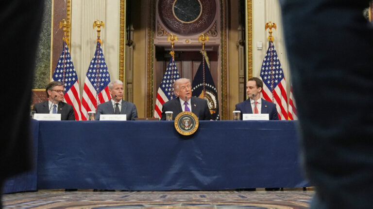 Trump Says U.S. Military Dominating Early in War