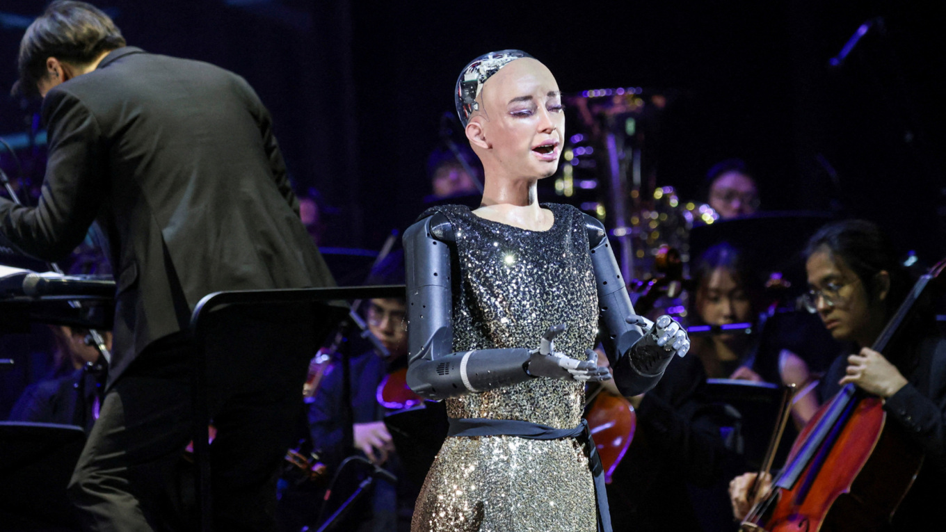 A humanoid robot steps into the world of classical music