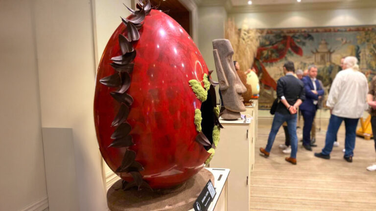 Brussels Turns Chocolate into Easter Art for Charity
