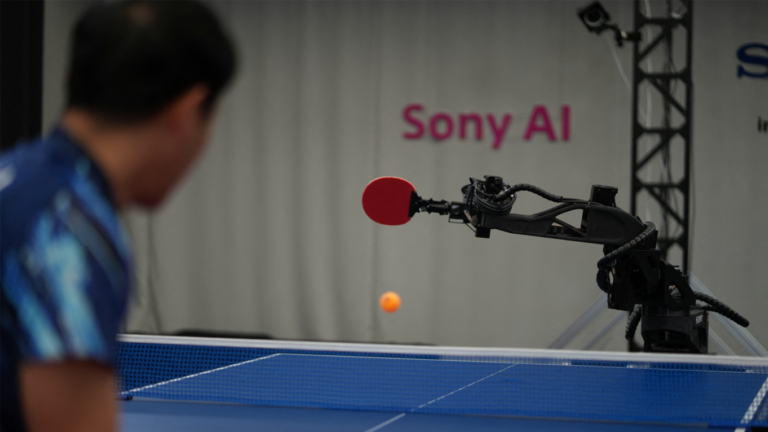 Sony’s AI Robot Is Beating Elite Table Tennis Players